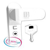 Miny Baby Anahtarlı Pencere Kilidi Beyaz